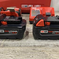 AS-IS Milwaukee FUEL 18V Lithium-Ion Brushless Cordless Hammer Drill and Impact Driver Combo Kit