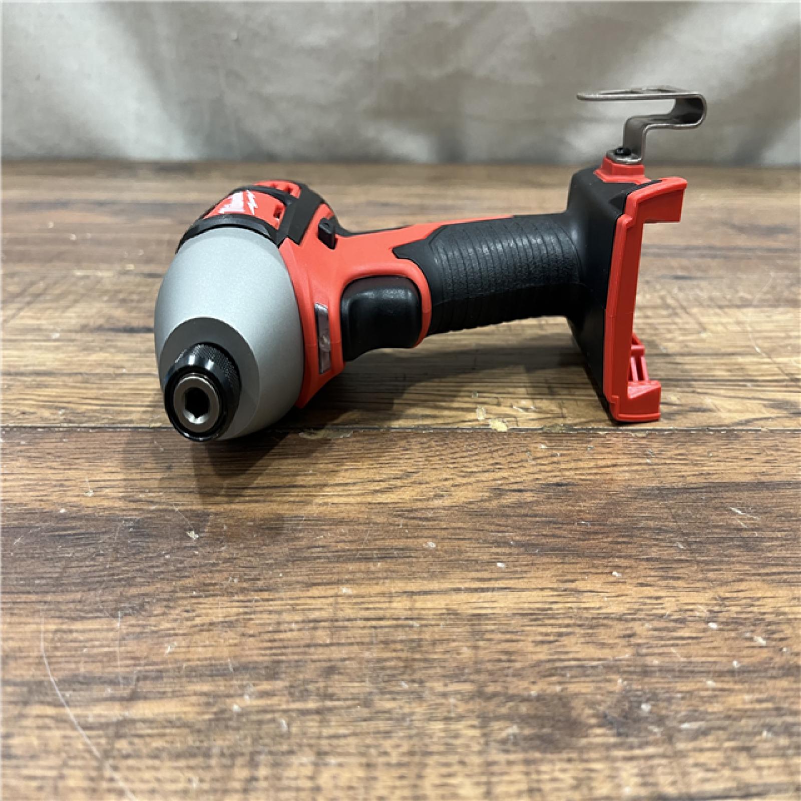 AS-IS MILWAUKEE M18 18V Lithium-Ion Cordless Combo Tool Kit with Two 3.0Ah Batteries, 1-Charger, 1-Tool Bag (4-Tool)