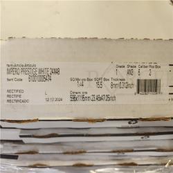 Phoenix Location AS-IS Corso Italia Impero Prestige White 24 in. x 48 in. Marble Look Porcelain Floor and Wall Tile (232 sq. ft. /15 Case)