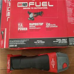 California NEW Milwaukee 4-1/2/5 Braking Grinder Paddle Switch  No-Lock (Tool Only)