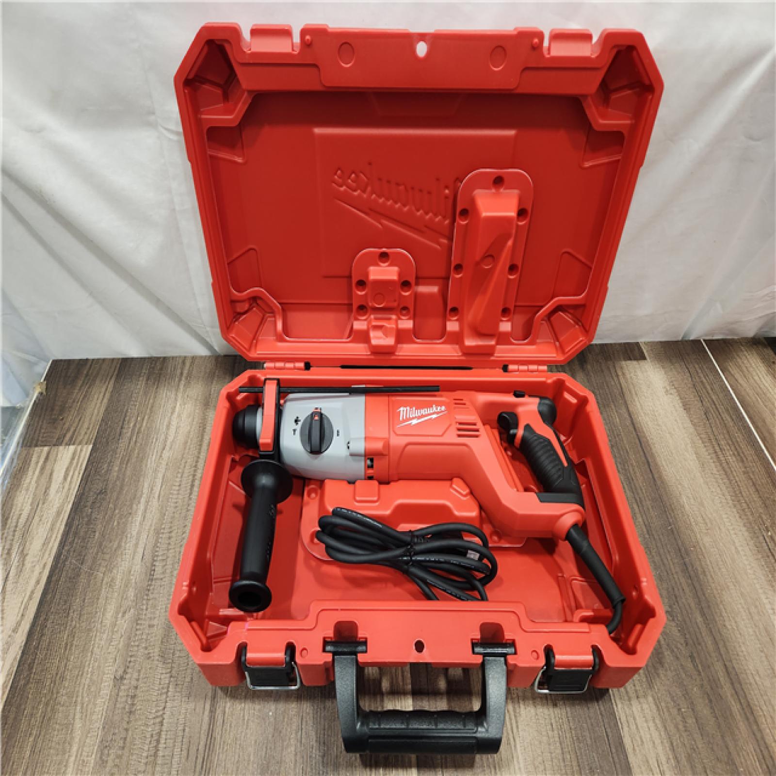 AS-IS- Milwaukee 1 in. SDS Plus D-Handle Rotary Hammer w/ Case (Tool-Only)