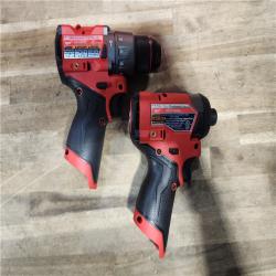 HOUSTON LOCATION - AS-IS Milwaukee 3497-22 12V Brushless Hammer Drill and Impact Driver Combo Kit