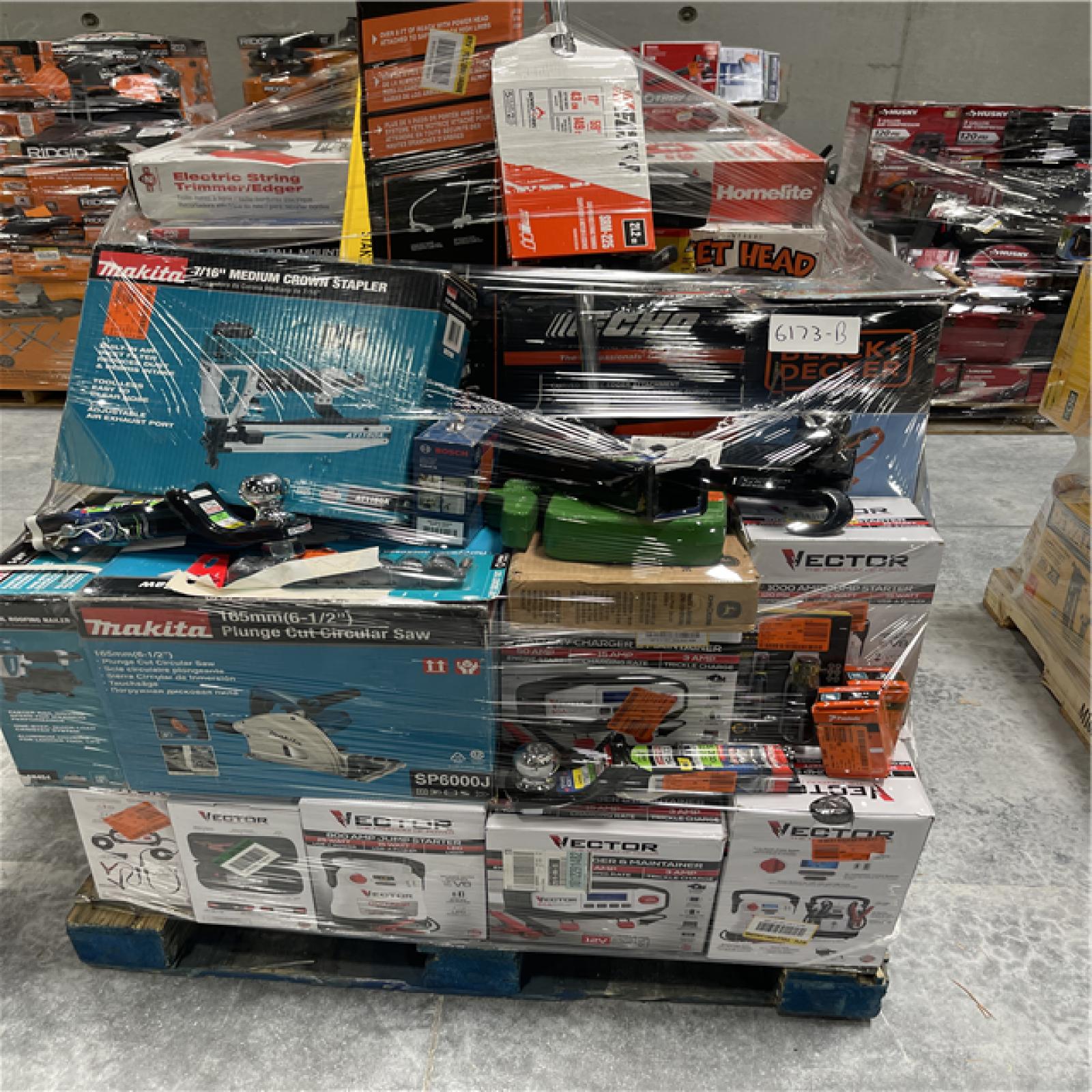 Atlanta Location As-Is Power Tools Partial Truckload (13 Pallets) 6175-B