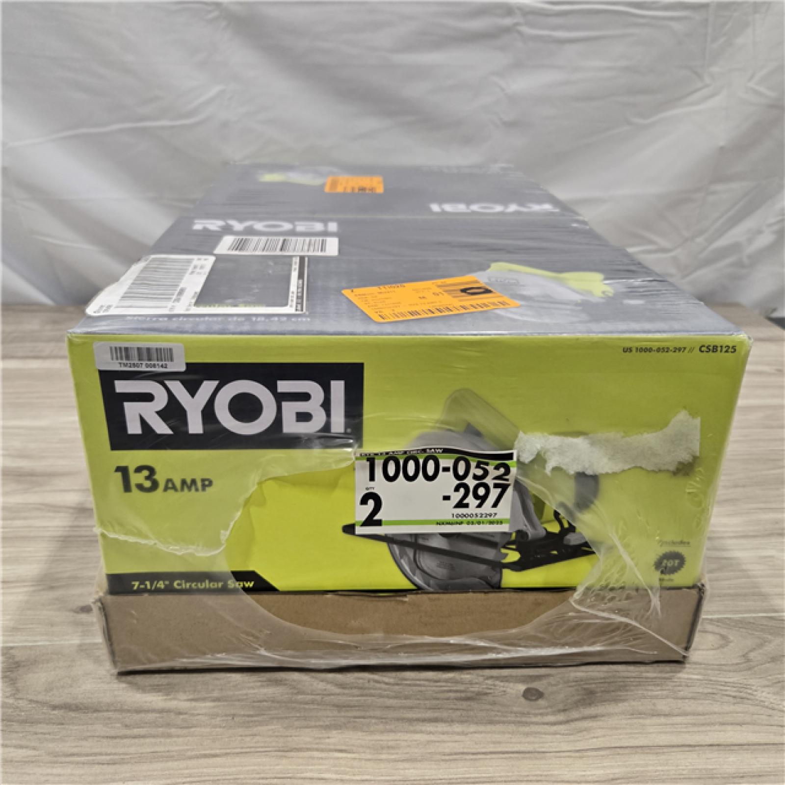 NEW! - RYOBI 13 Amp 7-1/4 in. Circular Saw (QUANTITY OF 2)