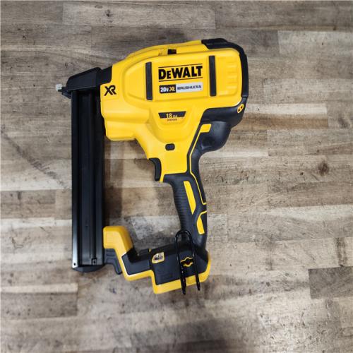 HOUSTON LOCATION - AS-IS DEWALT Cordless 18-Gauge Narrow Crown Stapler (Tool Only)