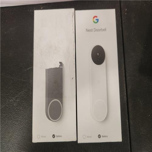 Phoenix AS-IS Google Nest Doorbell - Smart Wi-Fi Video Doorbell Camera - (2-Pack)