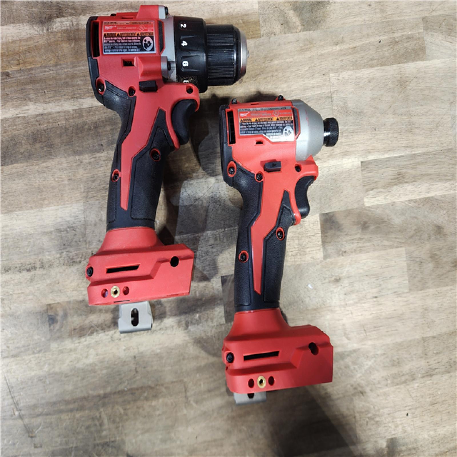 HOUSTON LOCATION - AS-IS M18 18V Lithium-Ion Brushless Cordless Compact Drill/Impact Combo Kit (2-Tool) W/(2) 2.0 Ah Batteries, Charger & Bag