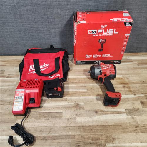 HOUSTON LOCATION - AS-IS Milwaukee FUEL 18V Lithium-Ion Brushless Cordless 1/2 in. Impact Wrench w/Friction Ring Kit