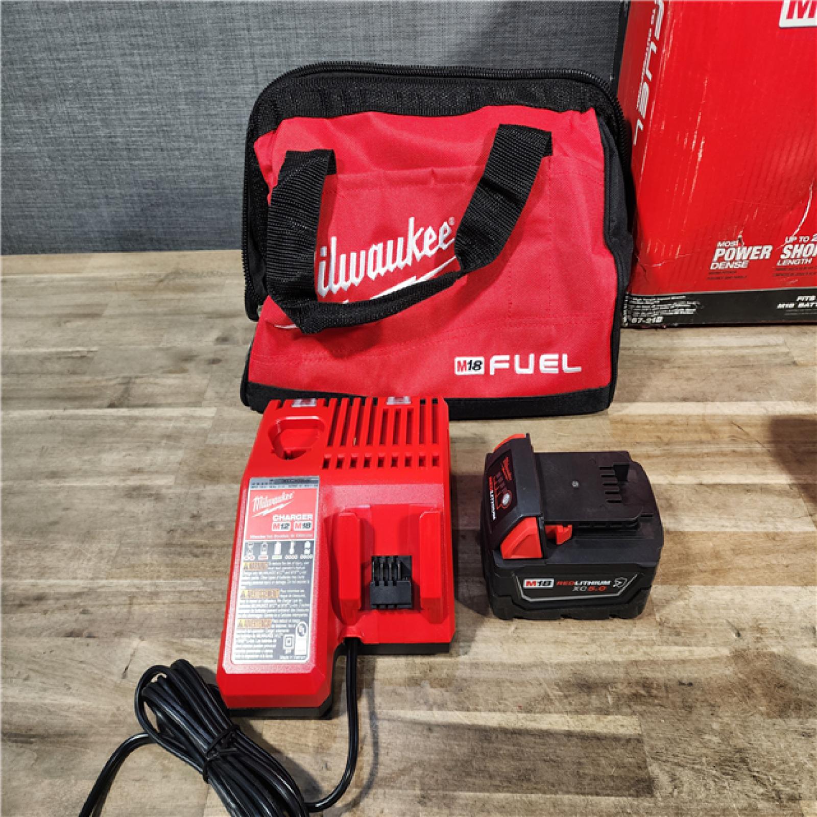 HOUSTON LOCATION - AS-IS Milwaukee M18 1/2 in. Cordless Brushless High Torque Impact Wrench Kit (Battery & Charger)