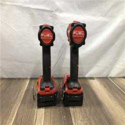 AS-IS Milwaukee FUEL 18V Lithium-Ion Brushless Cordless Hammer Drill and Impact Driver Combo Kit