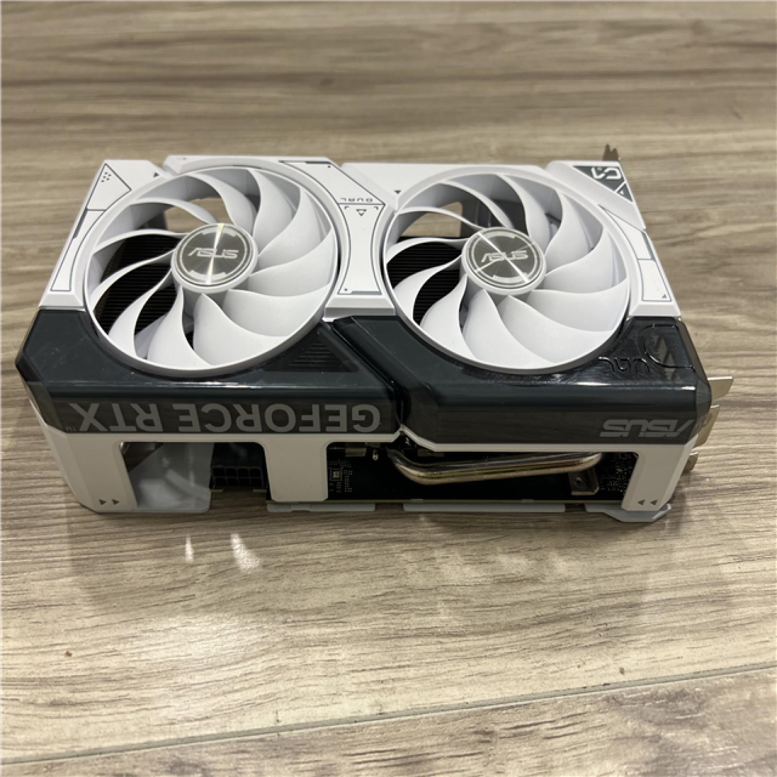 AS-IS ASUS Dual GeForce RTX™ 4060 Ti White OC Edition 8GB GDDR6