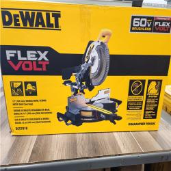 AS-IS- DEWALT 60V Lithium-Ion 12 in. Cordless Sliding Miter Saw (Tool Only)