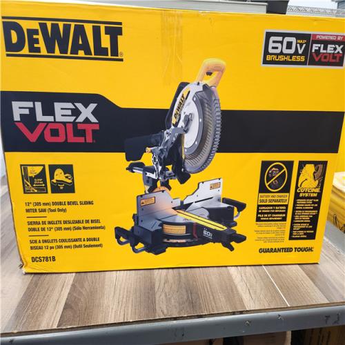 AS-IS- DEWALT 60V Lithium-Ion 12 in. Cordless Sliding Miter Saw (Tool Only)