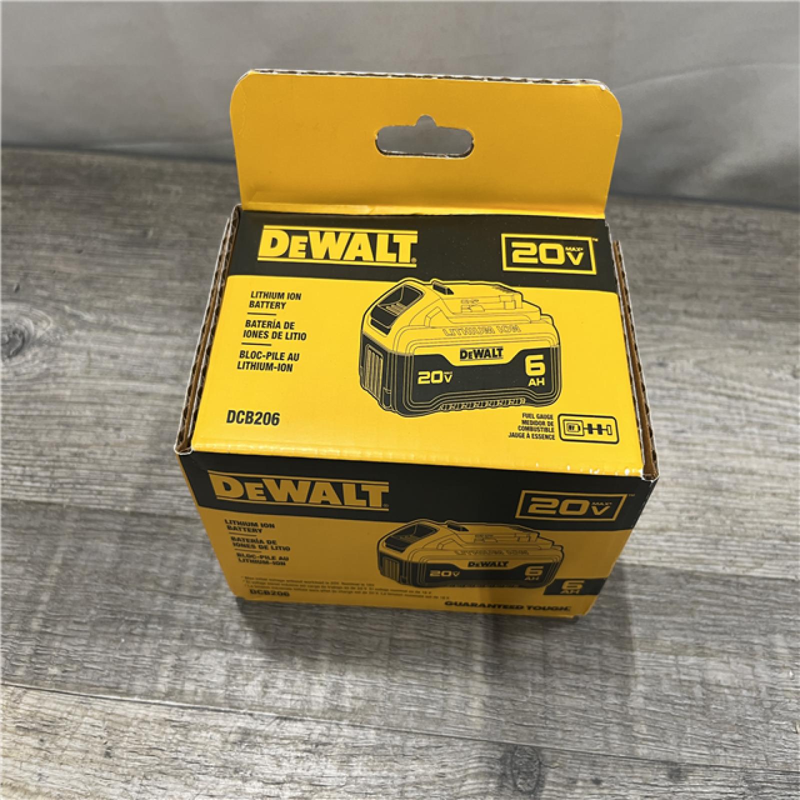 NEW - DEWALT 20V MAX Lithium-Ion 6.0Ah Battery