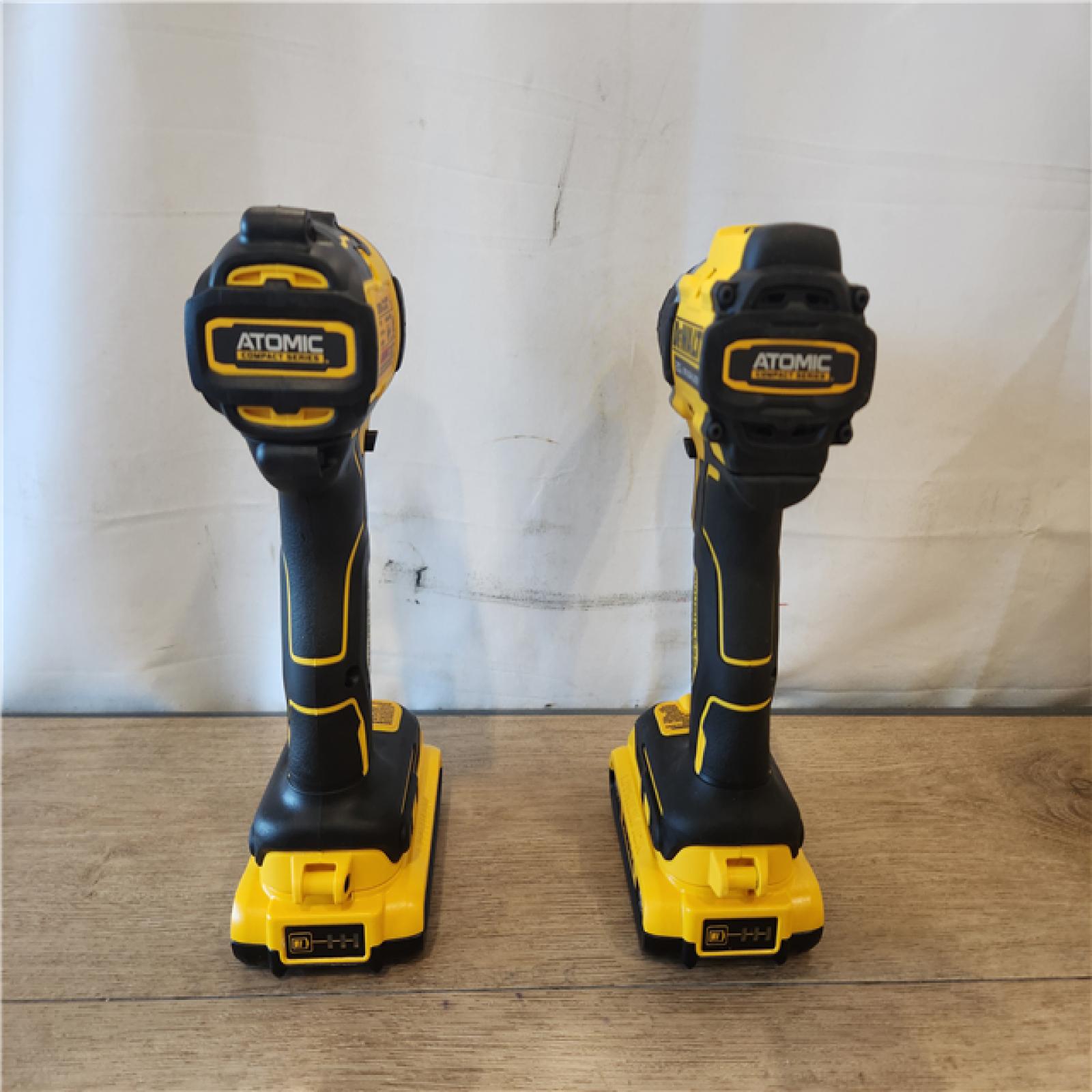 AS-IS- DEWALT ATOMIC 20-Volt MAX Lithium-Ion Cordless (2-Tool) Combo Kit