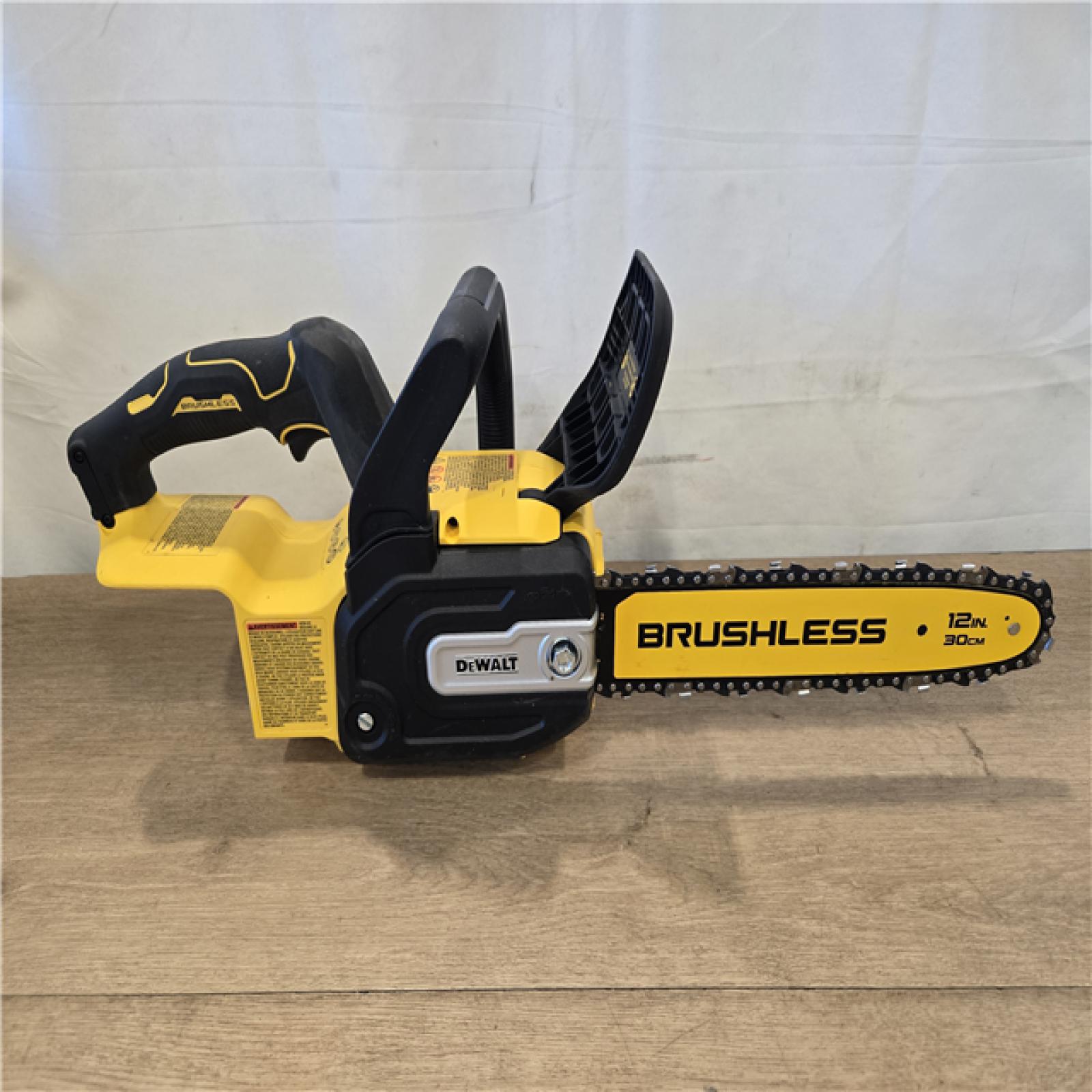 AS-IS DEWALT 20V MAX 12 in. Cordless Chainsaw (Tool Only)