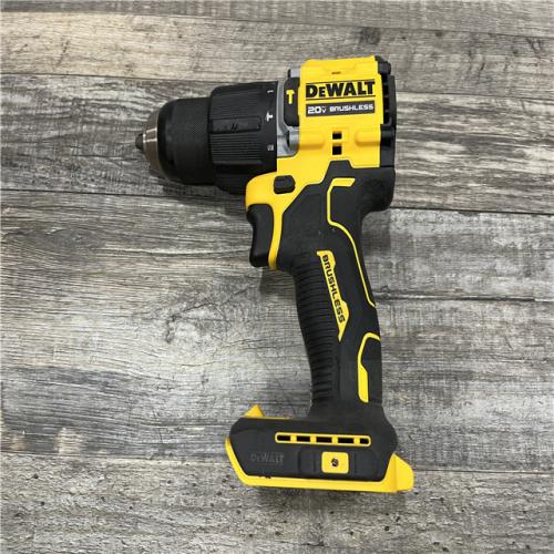 AS-IS DEWALT ATOMIC 20-Volt MAX Brushless Cordless 1/2 in. Hammer Drill (Tool-Only)