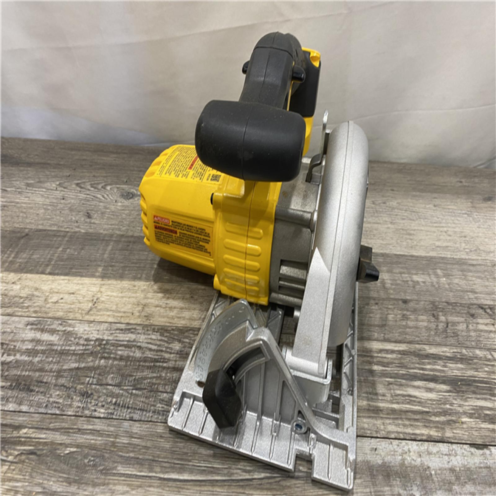 AS-IS DEWALT 20-Volt MAX Lithium-Ion Cordless 6-1/2 in. Circular Saw (Tool-Only)