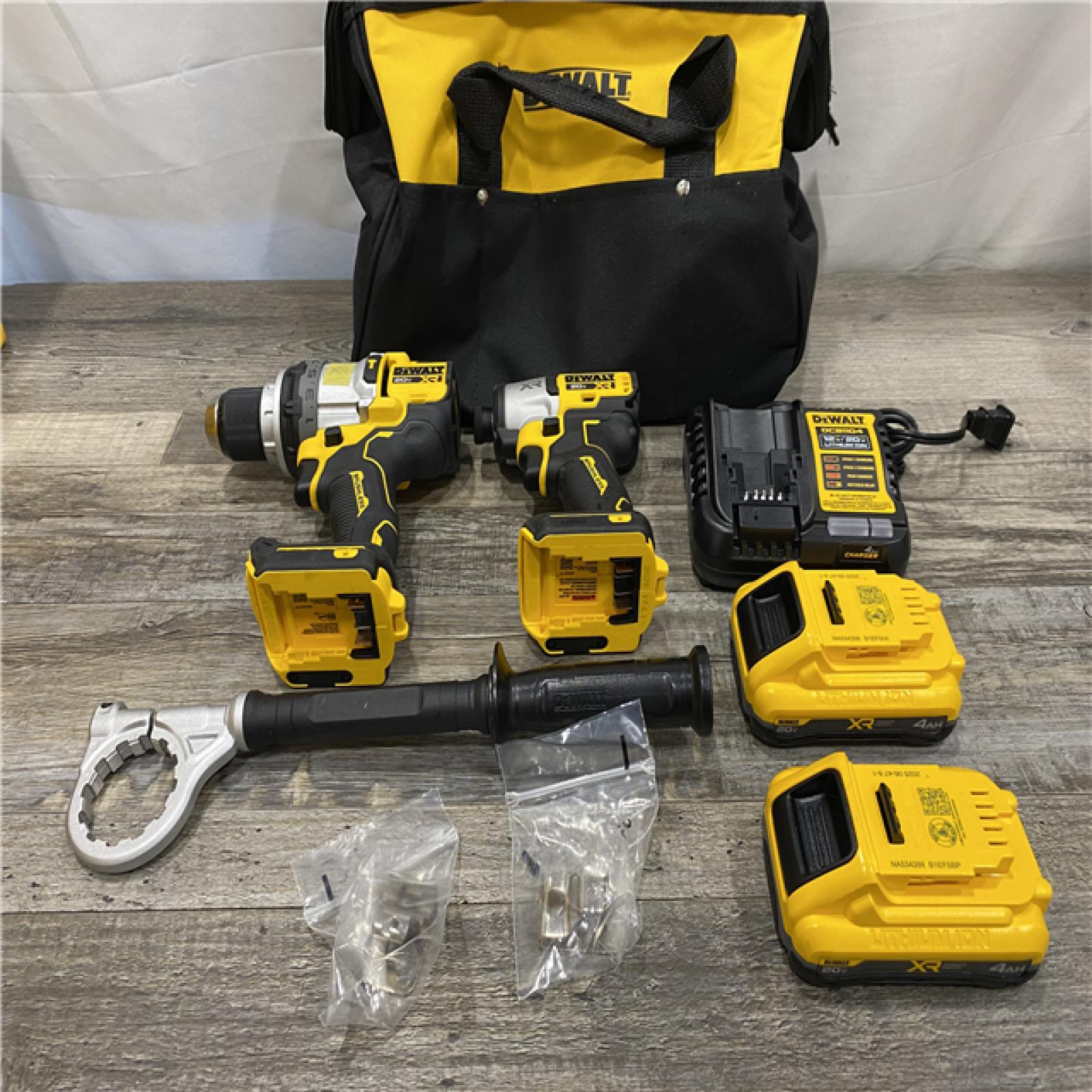 AS-IS DEWALT 20V MAX Lithium-Ion Cordless 2-Tool Combo Kit