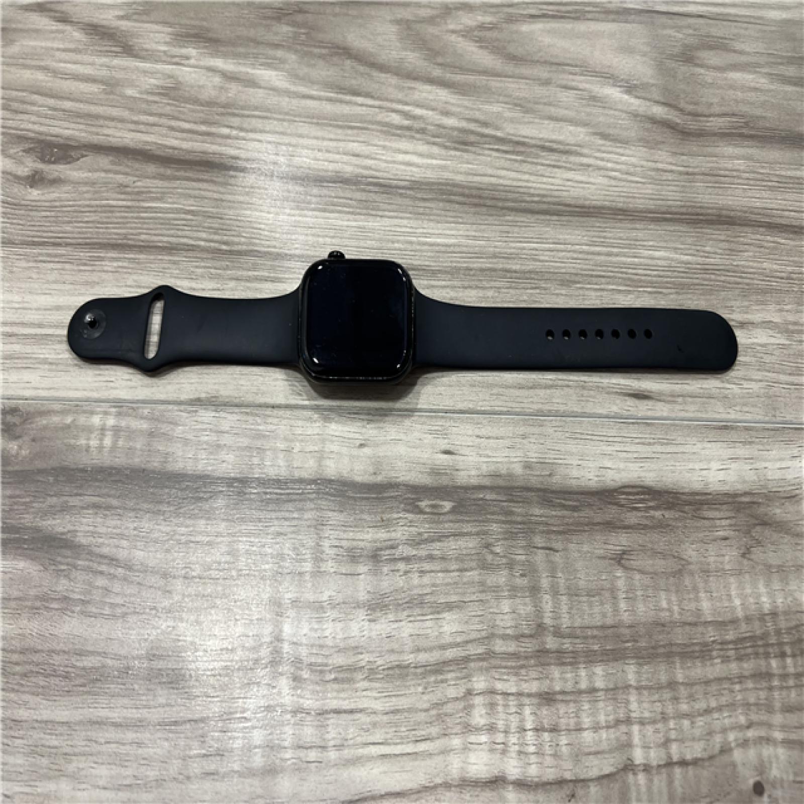 AS-IS Apple Watch Series 10 (GPS+Cellular) 46mm Aluminum Case with Black Sport Band