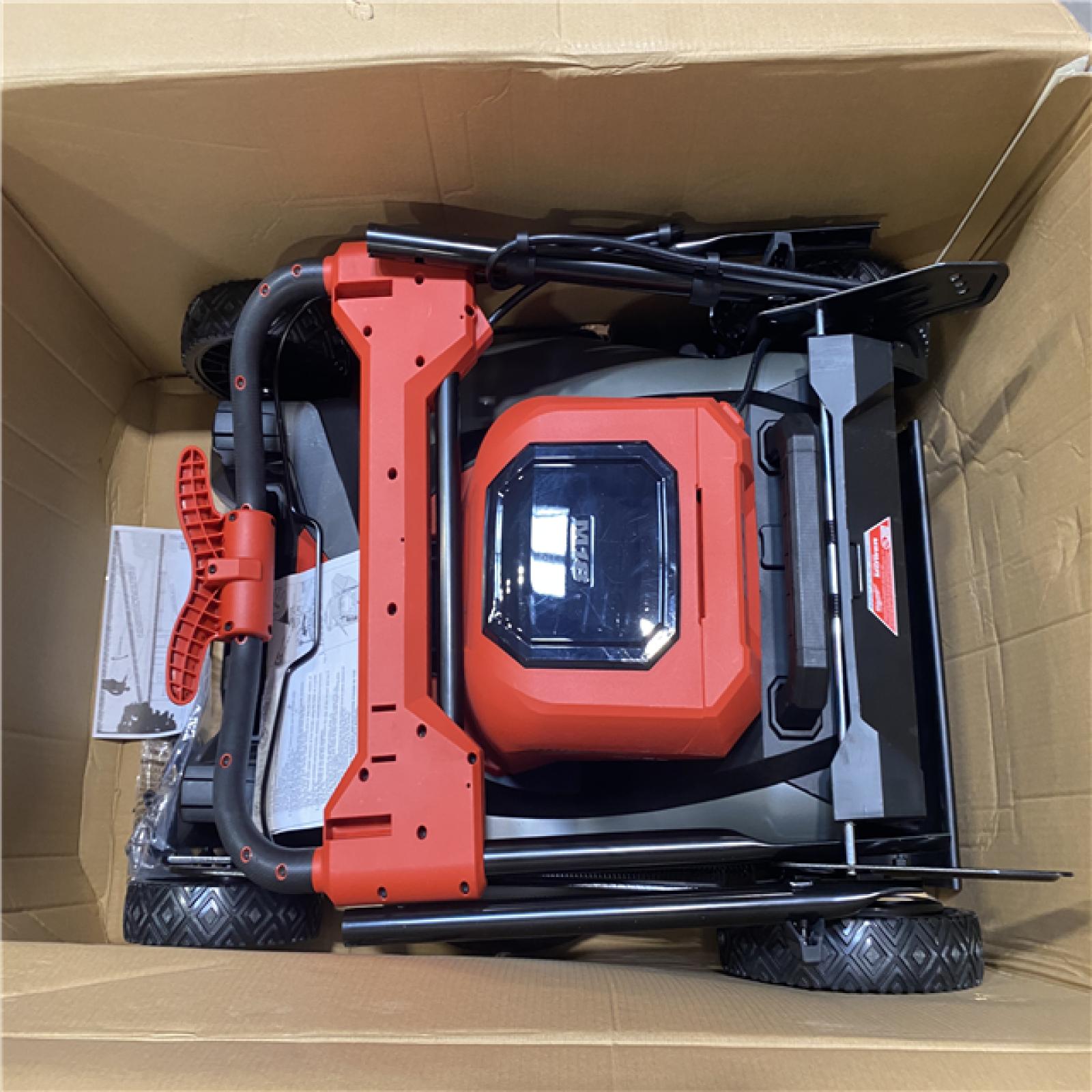 As-Is- Milwaukee M18 FUEL Brushless Cordless 21 in. Walk Behind Dual Battery Self-Propelled Mower Kit