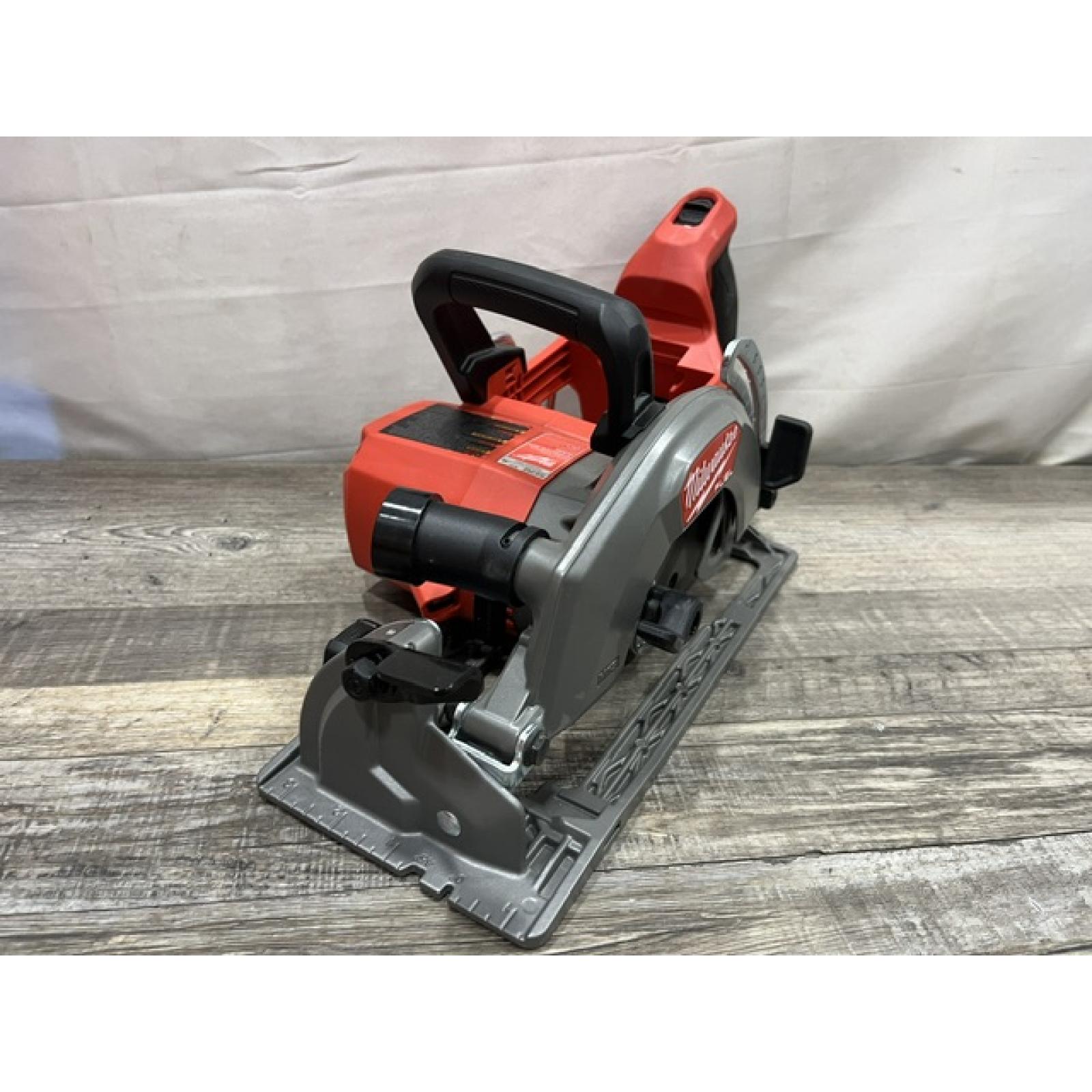 AS-IS Milwaukee FUEL 18V Lithium-Ion Cordless 7-1/4 in. Rear Handle Circular Saw (Tool-Only)