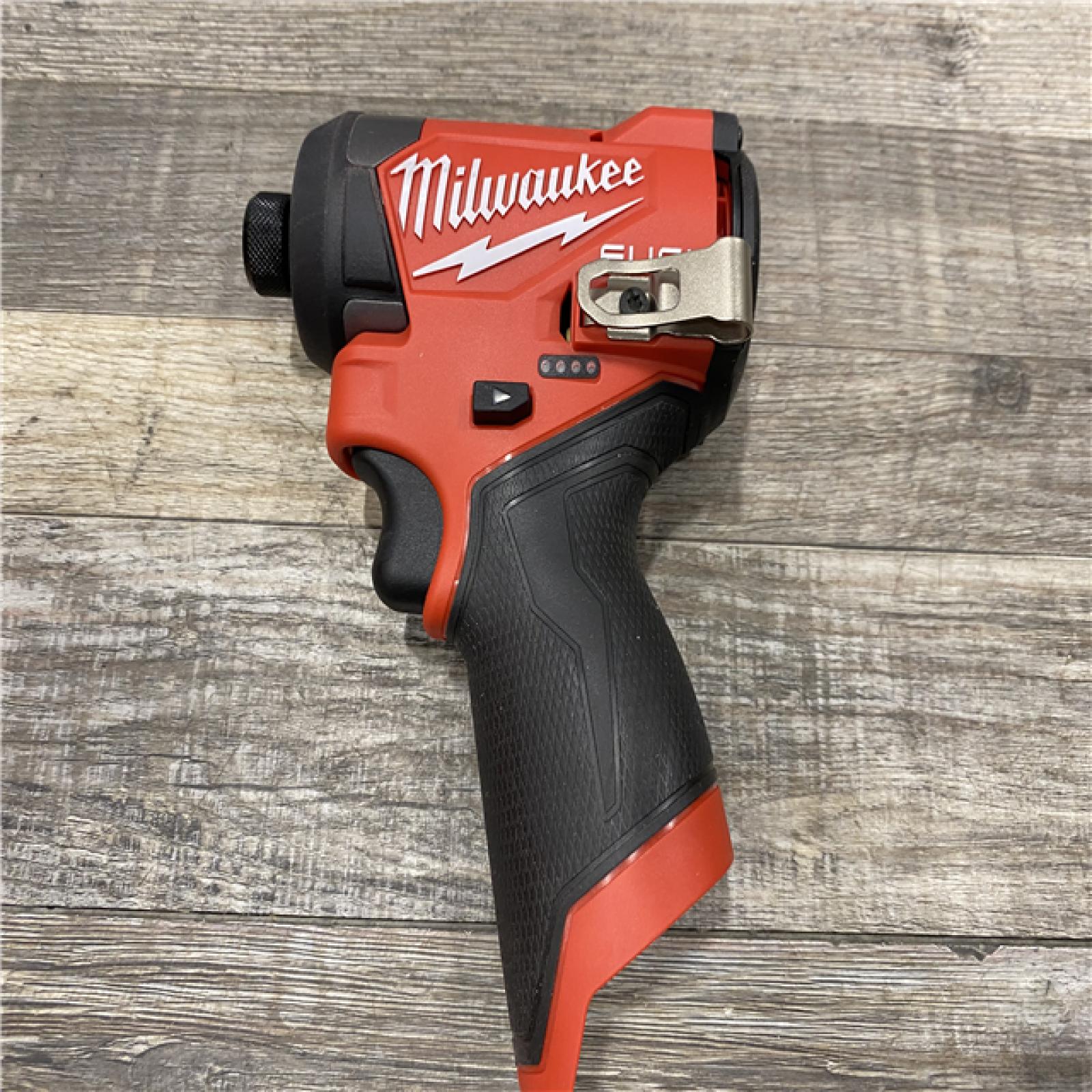 AS-IS Milwaukee  FUEL 12V Lithium-Ion Brushless Cordless 1/4 in. Hex Impact Driver Kit