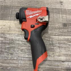 AS-IS Milwaukee  FUEL 12V Lithium-Ion Brushless Cordless 1/4 in. Hex Impact Driver Kit