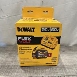 NEW - DEWALT 20V/60V MAX FLEXVOLT Lithium-Ion 9.0Ah Battery and Charger Starter Kit