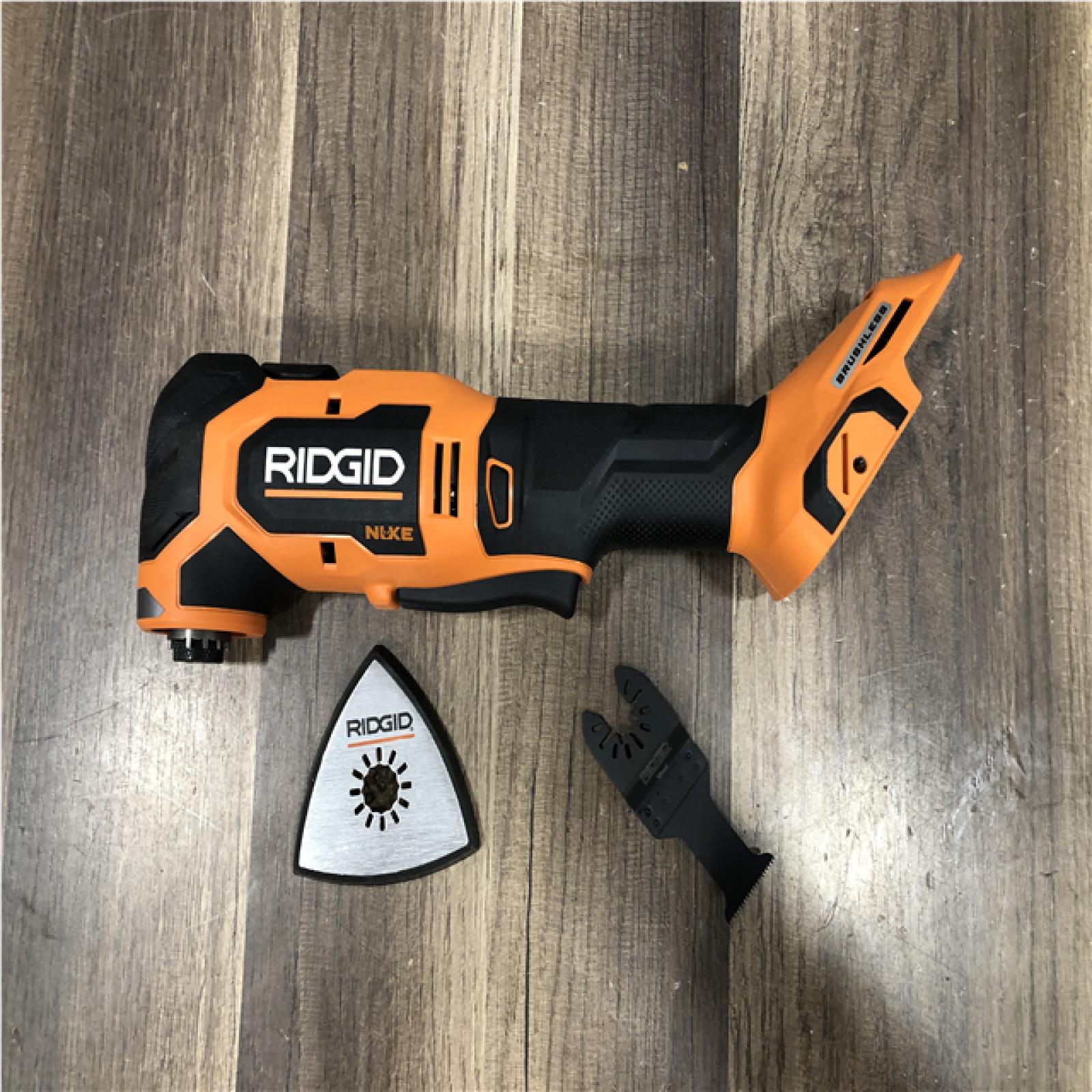 AS-IS RIDGID 18V NUKE SubCompact Brushless Cordless Multi-Tool (Tool Only)
