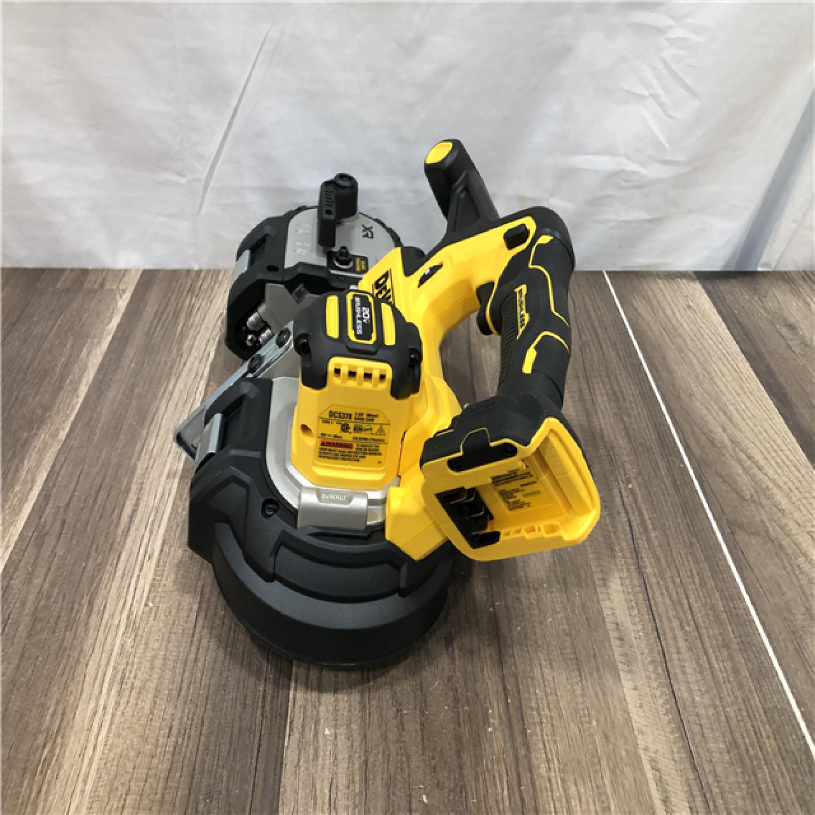 AS-IS DEWALT 20-Volt MAX 3-3/8 in. Cordless Brushless Bandsaw (Tool-Only)