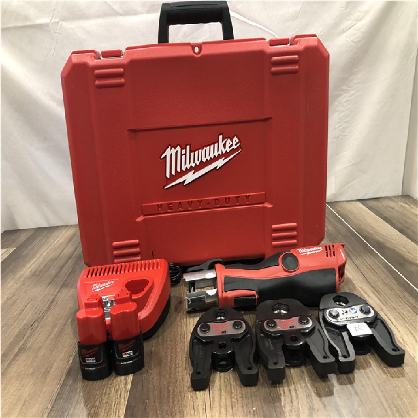 AS-IS Milwaukee 12-Volt Lithium-Ion Force Logic Cordless Press Tool Kit