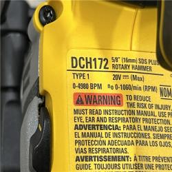 AS-IS DEWALT ATOMIC 20V MAX Cordless Brushless Ultra-Compact 5/8 in. SDS Plus Hammer Drill (Tool Only)