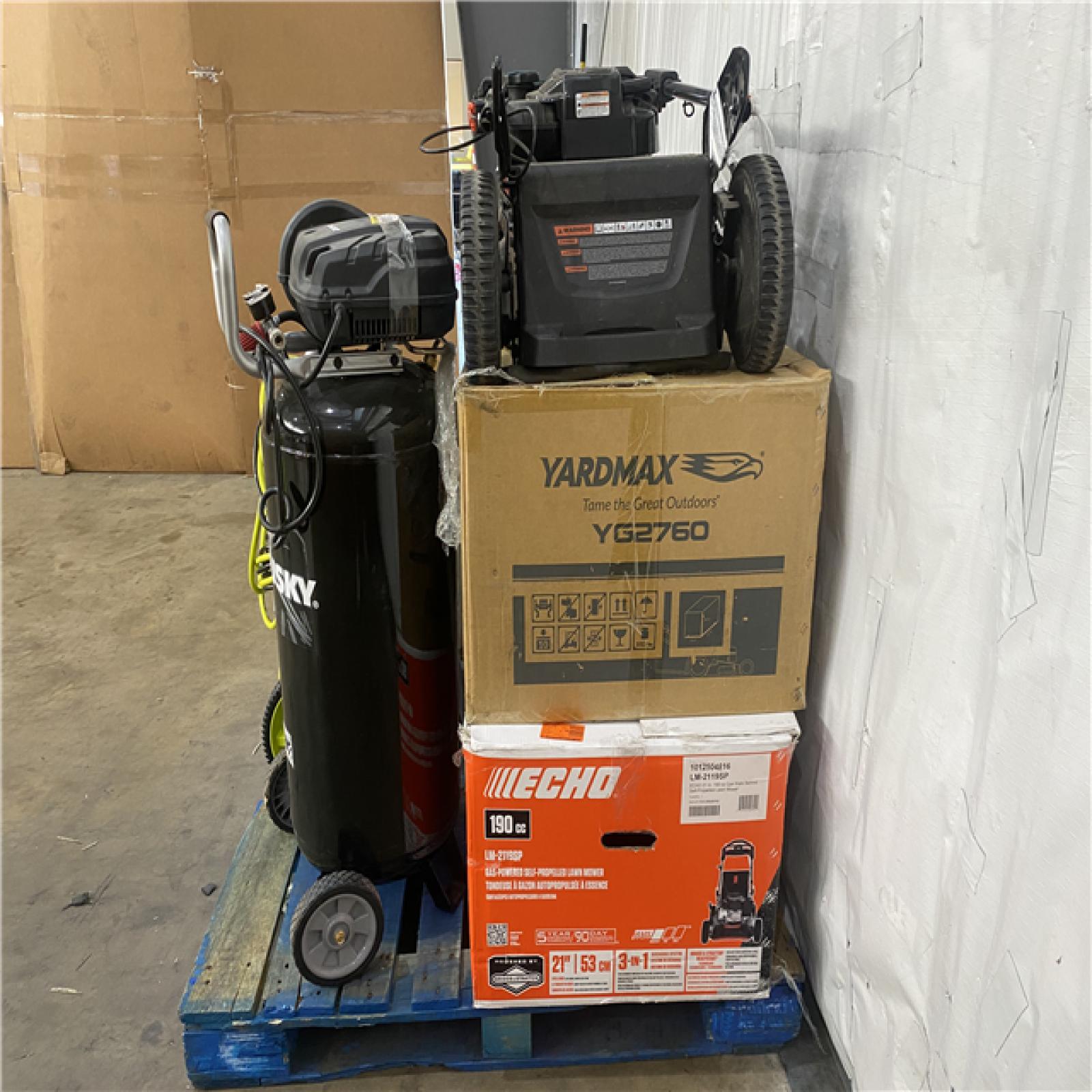 Houston Location AS IS - outdoor pallet