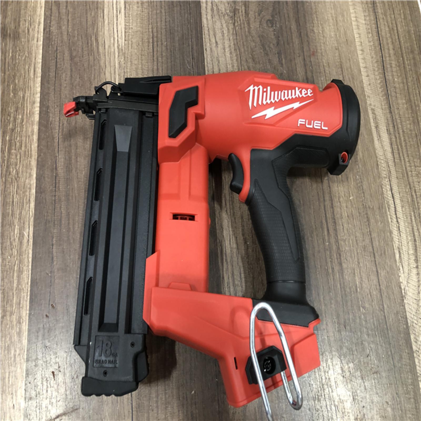 AS-IS Milwaukee FUEL 18-Volt Lithium-Ion Brushless Cordless Gen II 18-Gauge Brad Nailer (Tool-Only)