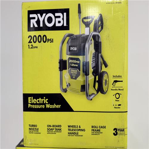 California NEW Sealed Box Ryobi 2000 PSI Electric Pressure Washer