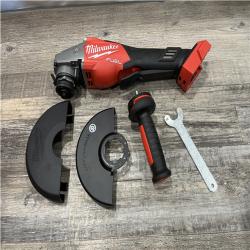AS-IS Milwaukee FUEL 18-Volt Lithium-Ion Brushless Cordless 4-1/2 in./6 in. Braking Grinder with Paddle Switch (Tool-Only)