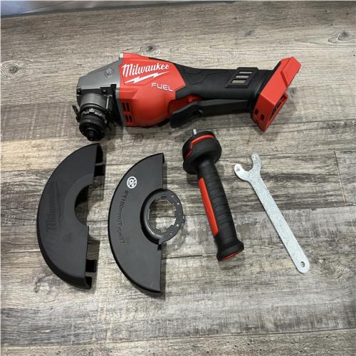 AS-IS Milwaukee FUEL 18-Volt Lithium-Ion Brushless Cordless 4-1/2 in./6 in. Braking Grinder with Paddle Switch (Tool-Only)