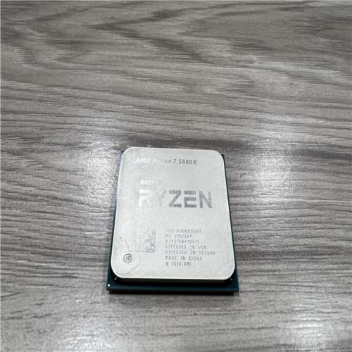 AS-IS AMD Ryzen 7 5800X 4th Gen 8-core  16-threads Unlocked Desktop Processor Without Cooler
