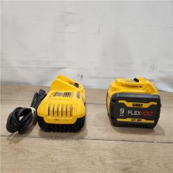 AS-IS- DEWALT 20V/60V MAX FLEXVOLT Lithium-Ion 9.0Ah Battery and Charger Starter Kit