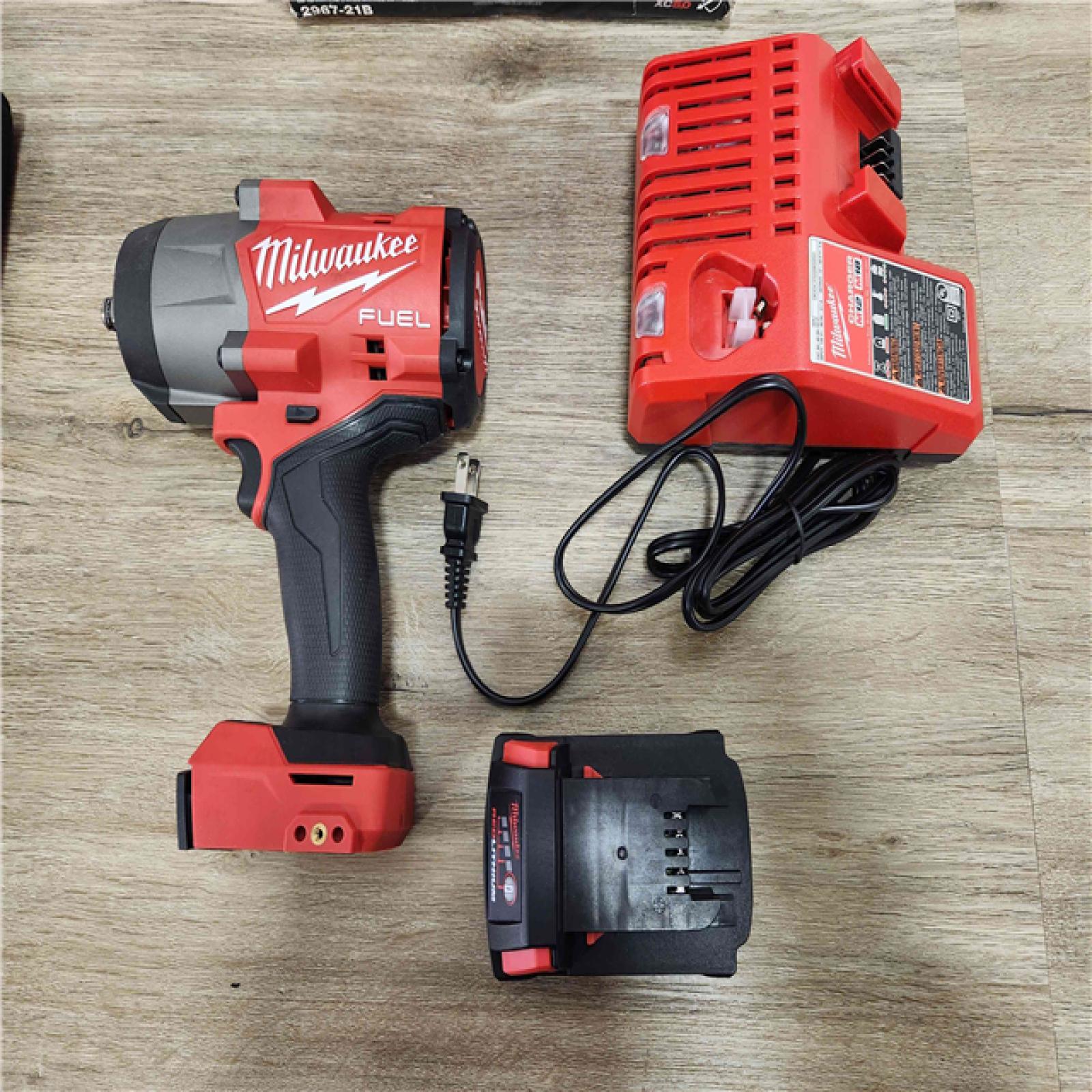Phoenix Location Like NEW Condition Milwaukee M18 FUEL 18V Lithium-Ion Brushless Cordless 1/2 in. Impact Wrench w/Friction Ring Kit w/One 5.0 Ah Battery and Bag 2967-21