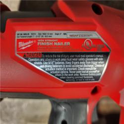HOUSTON LOCATION - AS-IS MILWAUKEE 16 GAUGE STRAIGHT FINISH NAILER (TOOL ONLY)