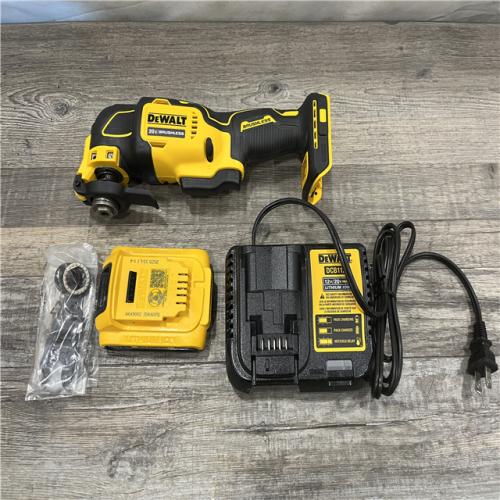 AS-IS DEWALT ATOMIC 20V MAX Cordless Brushless Oscillating Multi Tool Kit