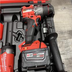 AS-IS  Milwaukee FUEL 18V Lithium-Ion Brushless Cordless Hammer Drill and Impact Driver Combo Kit