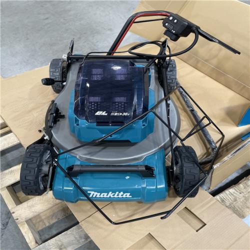 DALLAS LOCATION - MAKITA 21 in. 18V X2 (36V) LXT Lithium-Ion Cordless Walk Behind Self Propelled Lawn Mower
