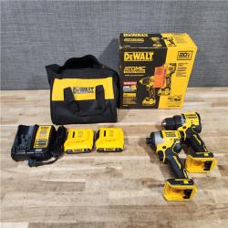 HOUSTON LOCATION - AS-IS DEWALT ATOMIC 20-Volt MAX Lithium-Ion Cordless Combo (2-Tool) Kit