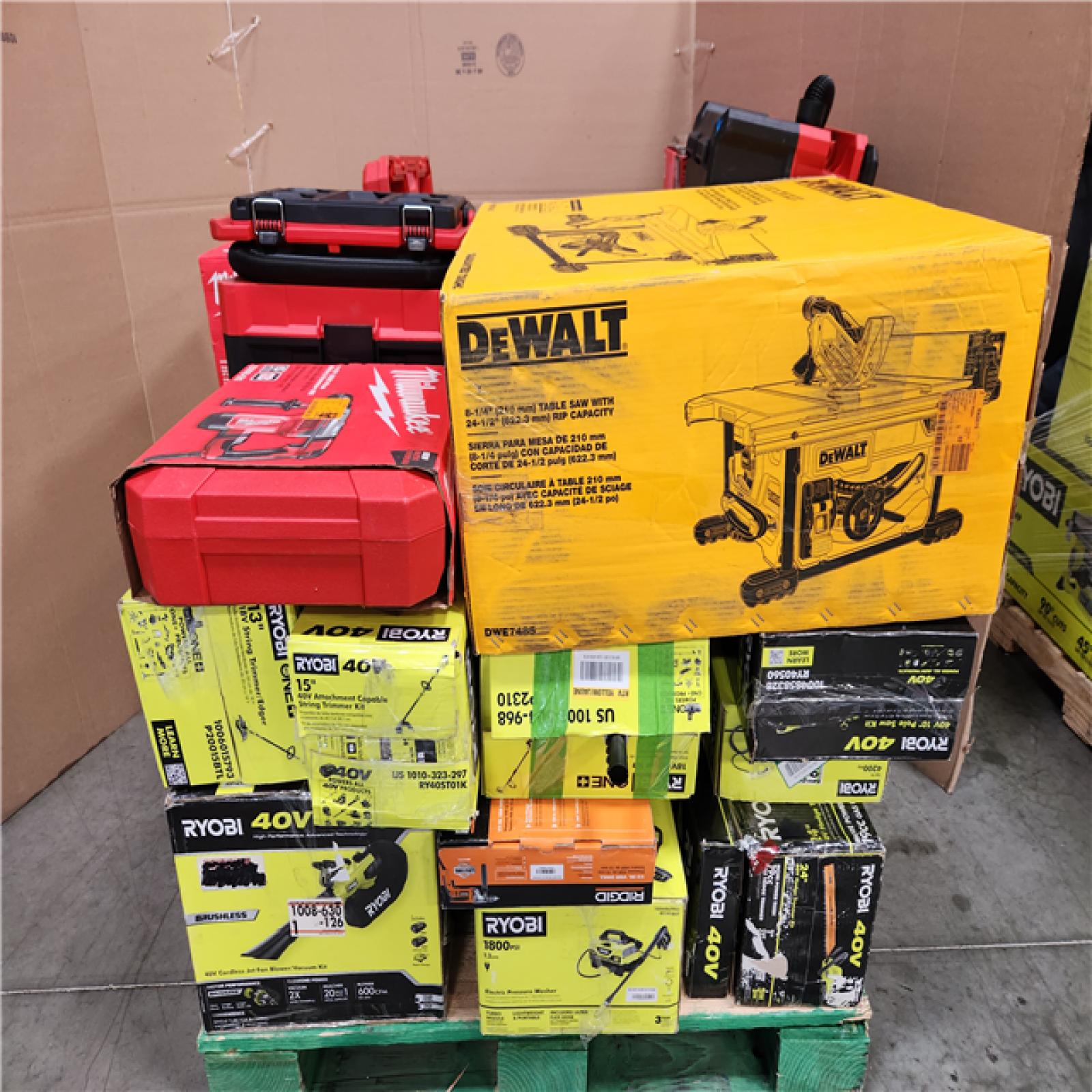 CALIFORNIA AS-IS TOOL PALLET