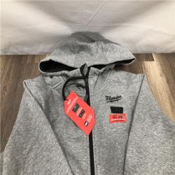 AS-IS Milwaukee Women's Small 12-Volt Lithium-Ion Cordless Gray Heated Jacket Hoodie Kit