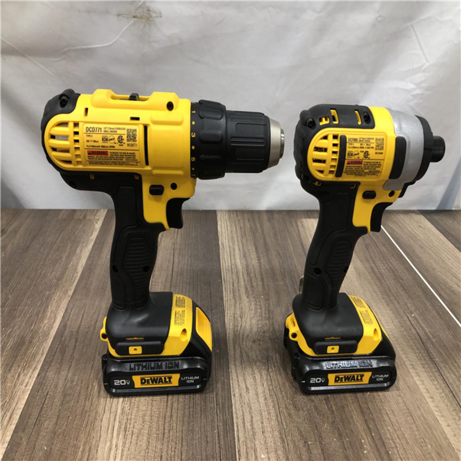 AS-IS DEWALT 20V MAX Cordless Drill/Impact 2 Tool Combo Kit