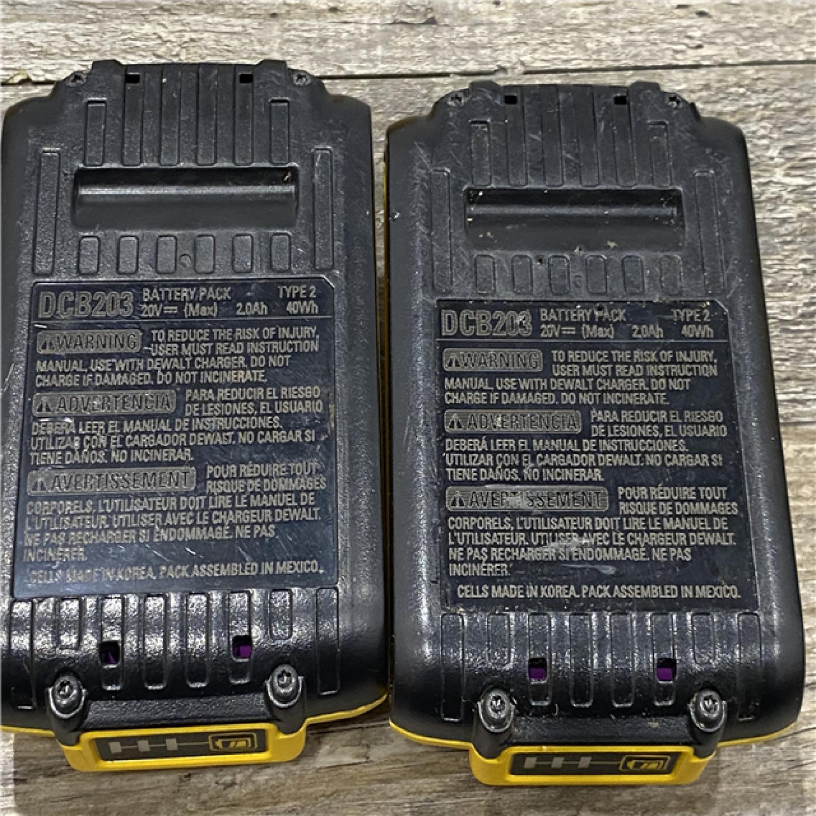 AS-IS DEWALT ATOMIC 20-Volt MAX Lithium-Ion Cordless Combo Kit